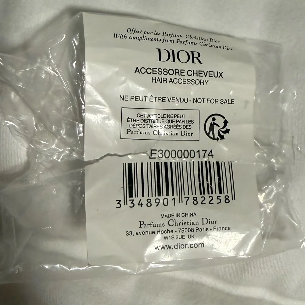 Dior Beauty Silver and Pink Hair Clips!
